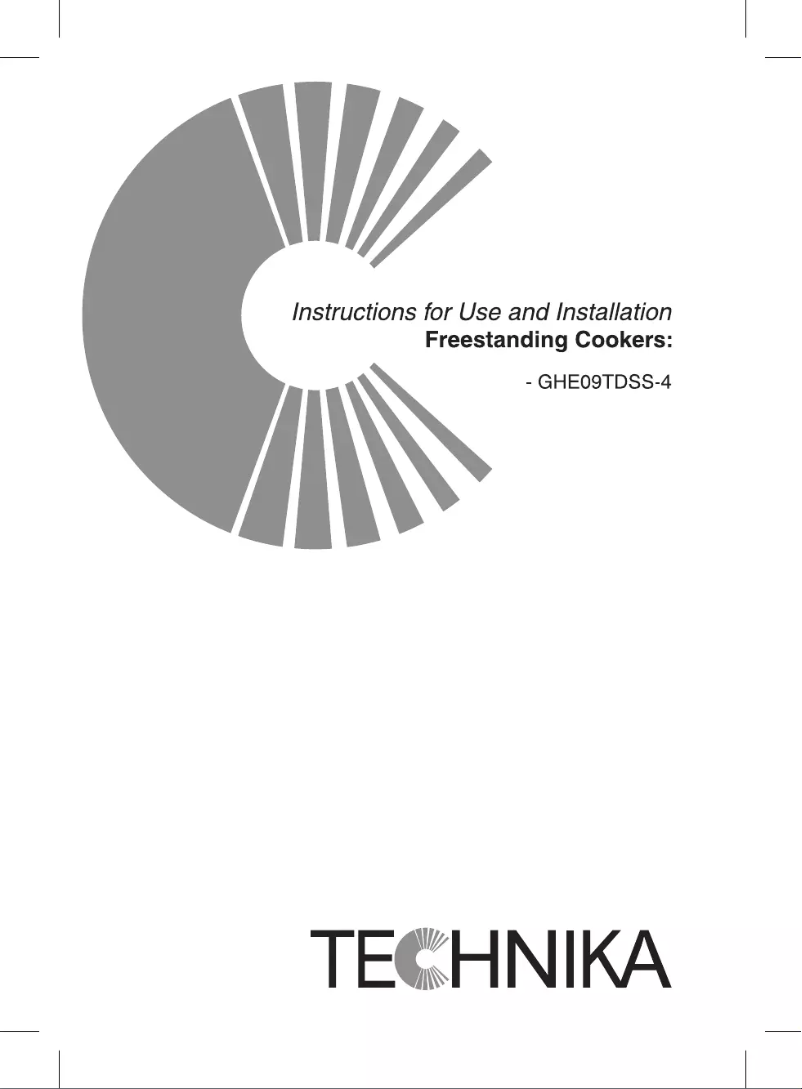 Page n°1 - Manuel utilisateur Technika GHE09TDSS-4