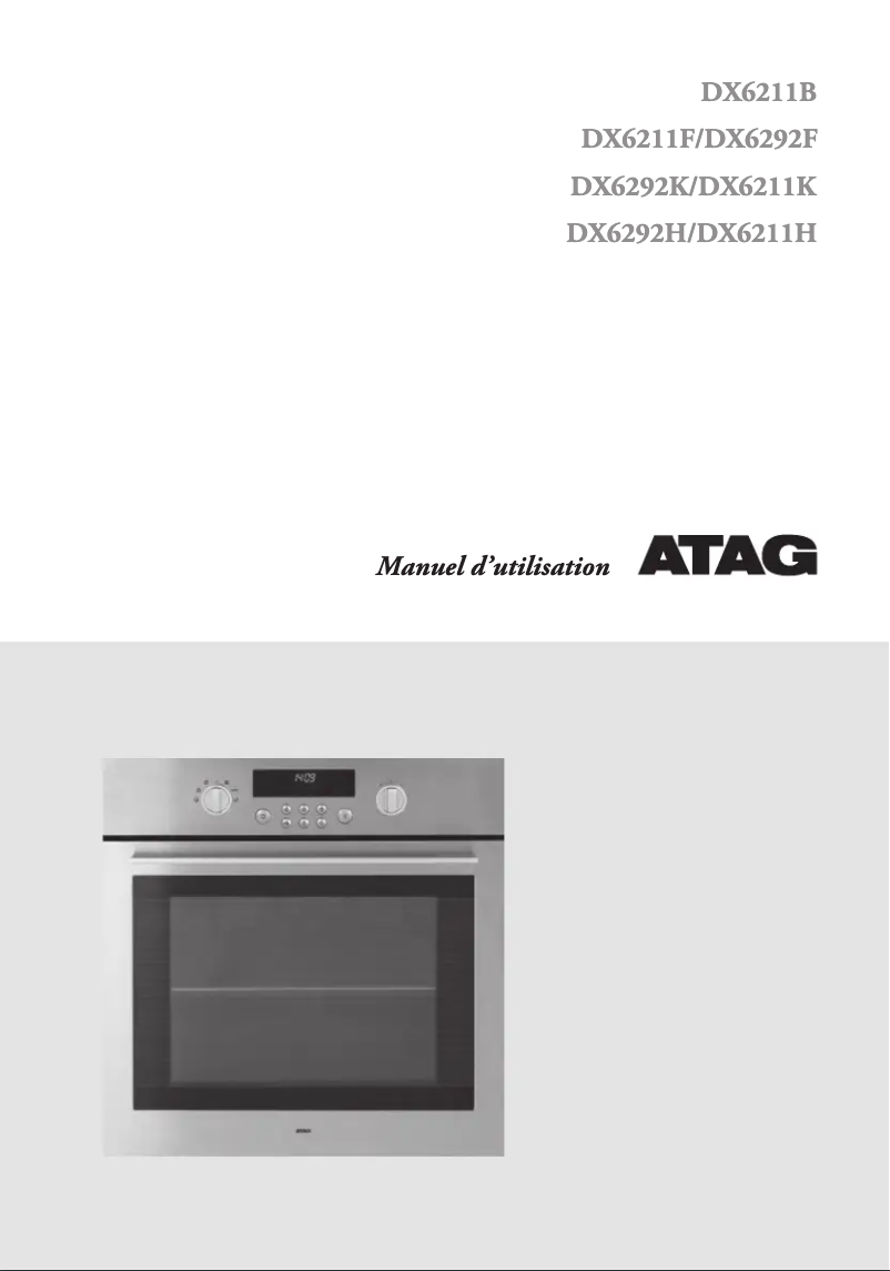 Image de la première page du manuel de l'appareil DX6292FUU