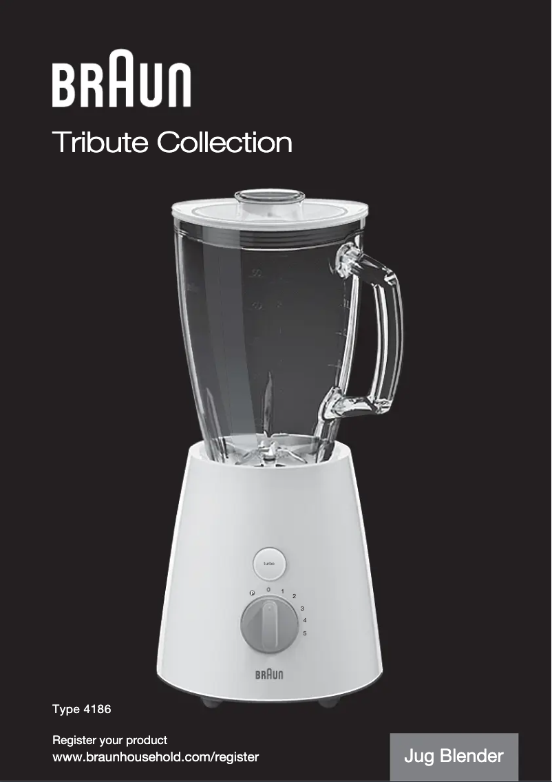 Page 1 de la notice Manuel utilisateur Braun TributeCollection JB 3010