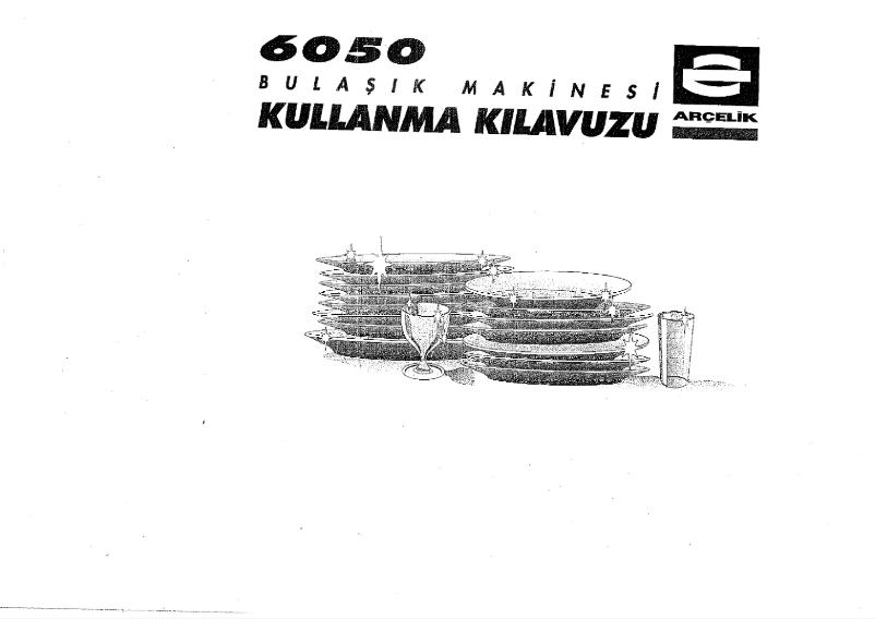 Page n°1 - Manuel utilisateur Arçelik 6050 BM