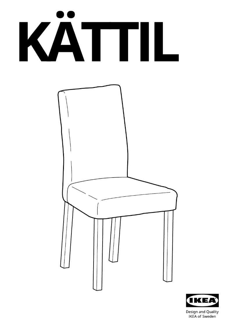 Page 1 de la notice Manuel utilisateur Ikea KÄTTIL 305.003.41