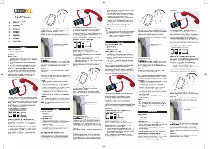 Página 1 del manual Manual de usuario basicXL BXL-RT20