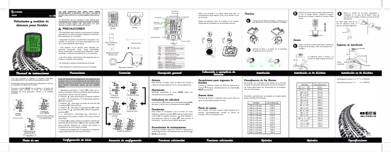 Page n°1 - Manuel utilisateur Steren BIKE-030