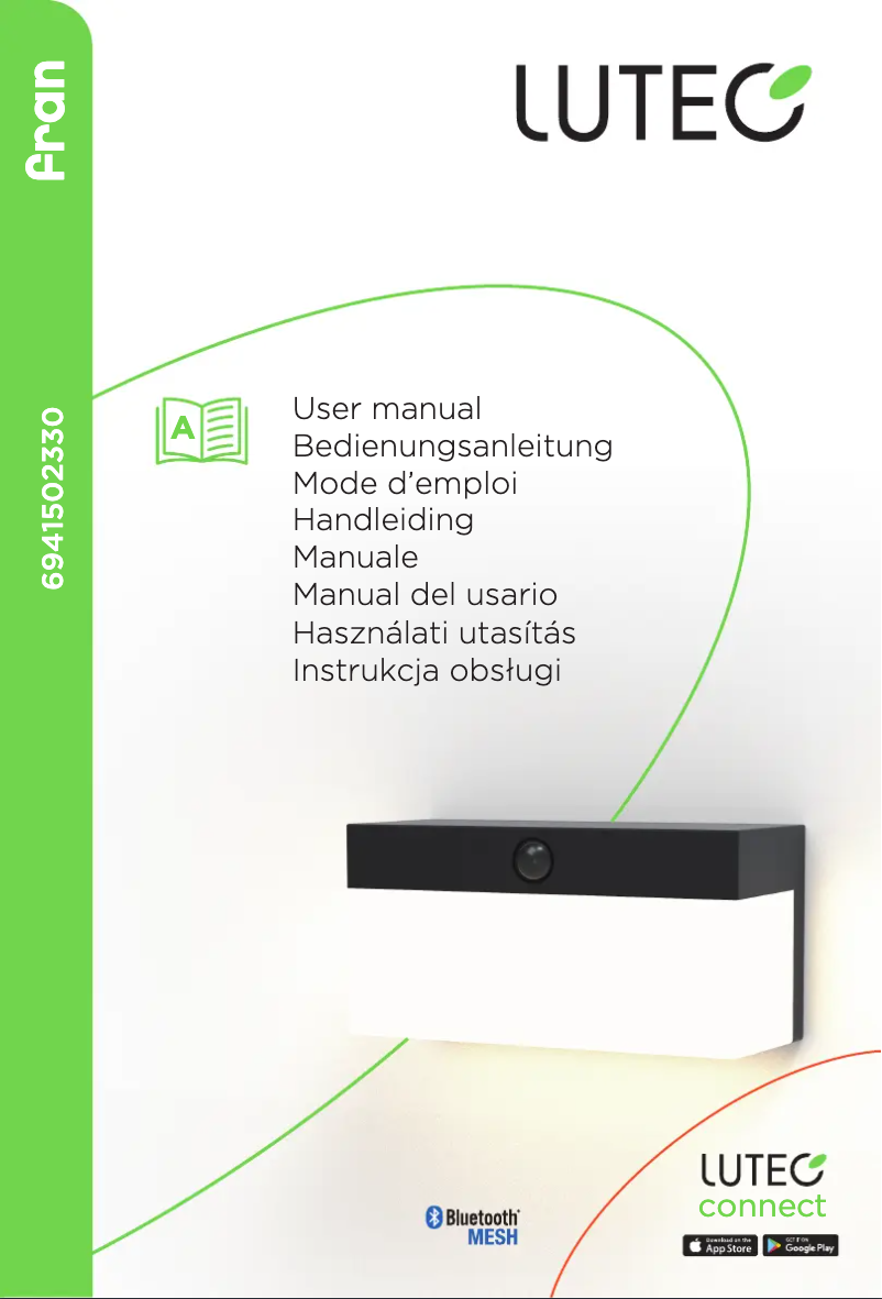 Página 1 del manual Manual de usuario Lutec Fran