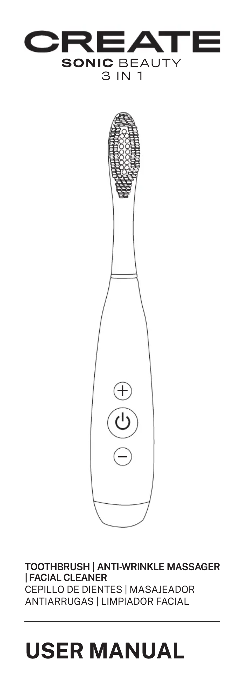 Page 1 de la notice Manuel utilisateur Create Sonic Beauty