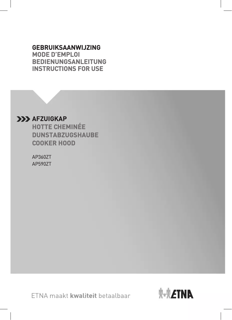 Page n°1 - Manuel utilisateur Etna AP590ZT