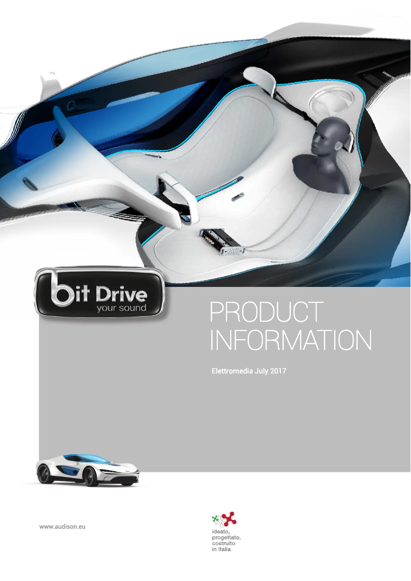 Page 1 de la notice Fiche technique Audison APM