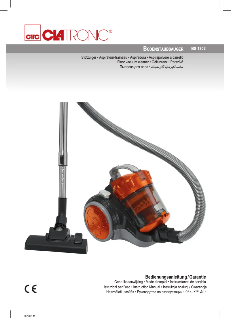 Page 1 de la notice Manuel utilisateur Clatronic BS 1302