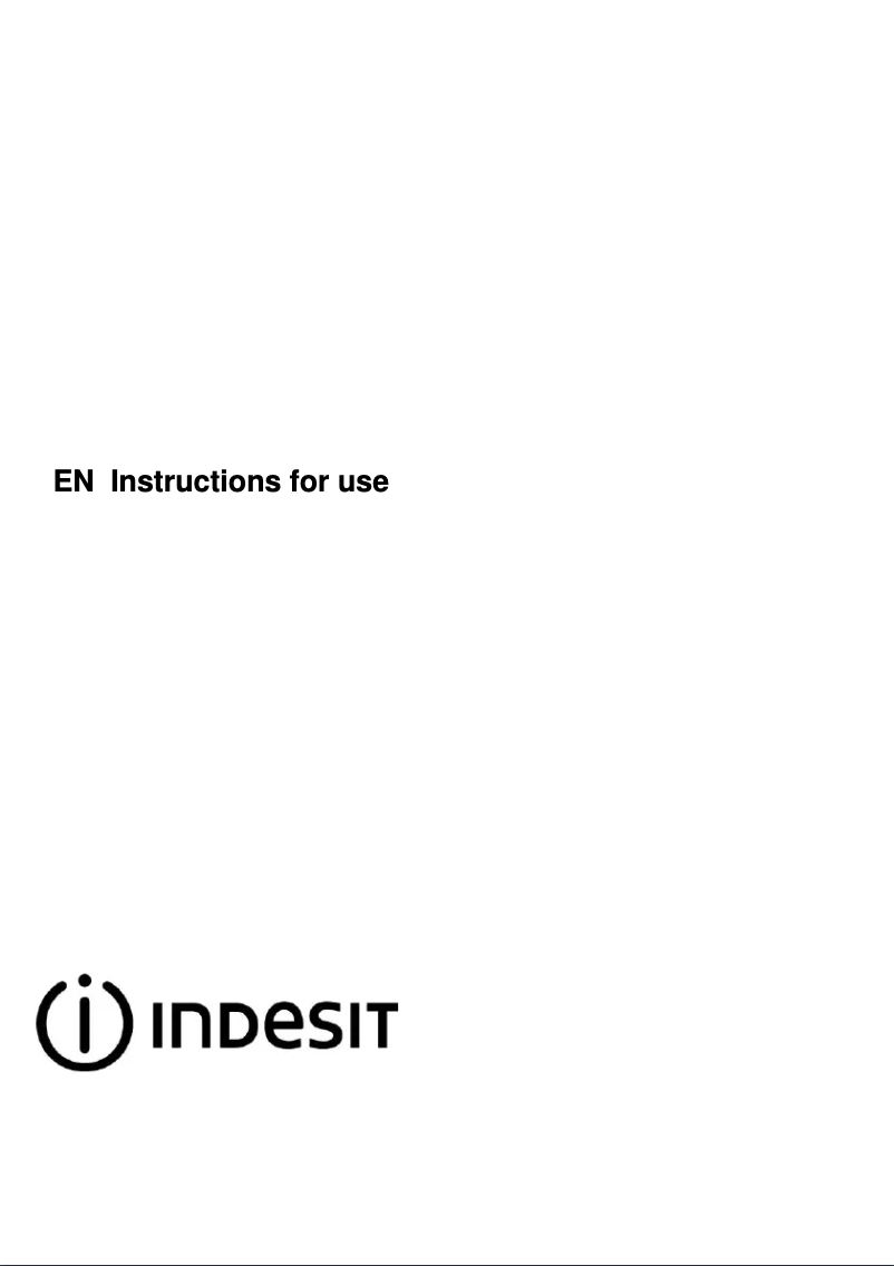 Page 1 de la notice Instructions / montage Indesit IHVP 65F LM K