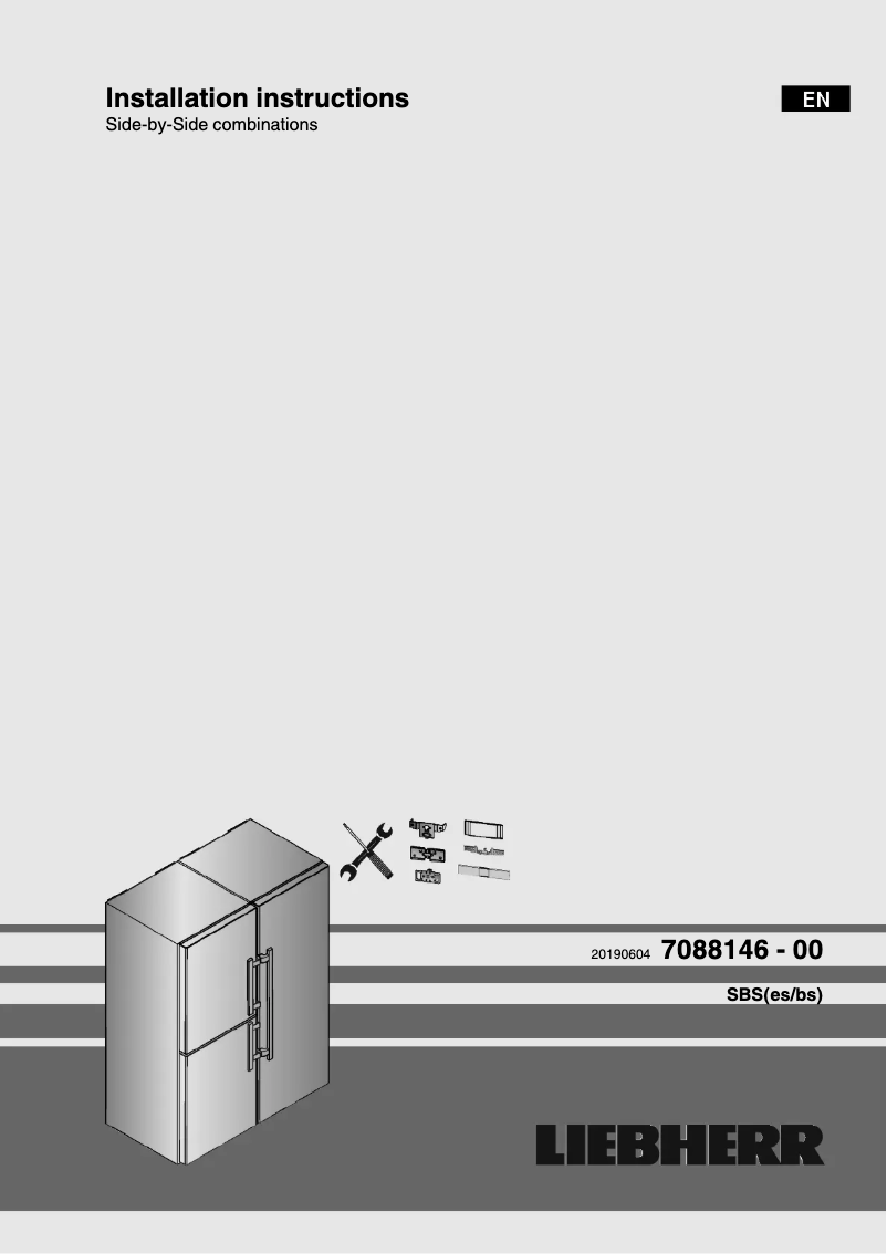 Image de la première page du manuel de l'appareil SBSes 8474