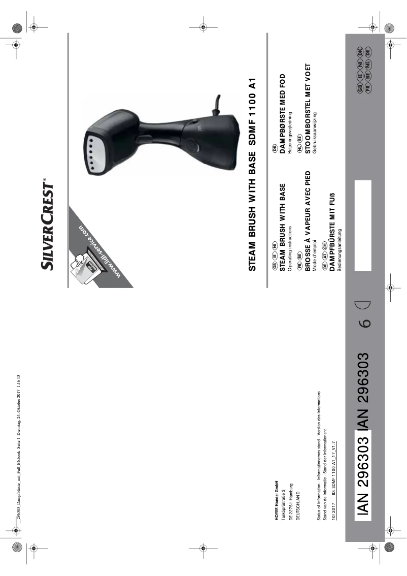 Page 1 de la notice Manuel utilisateur SilverCrest SDMF 1100 A1