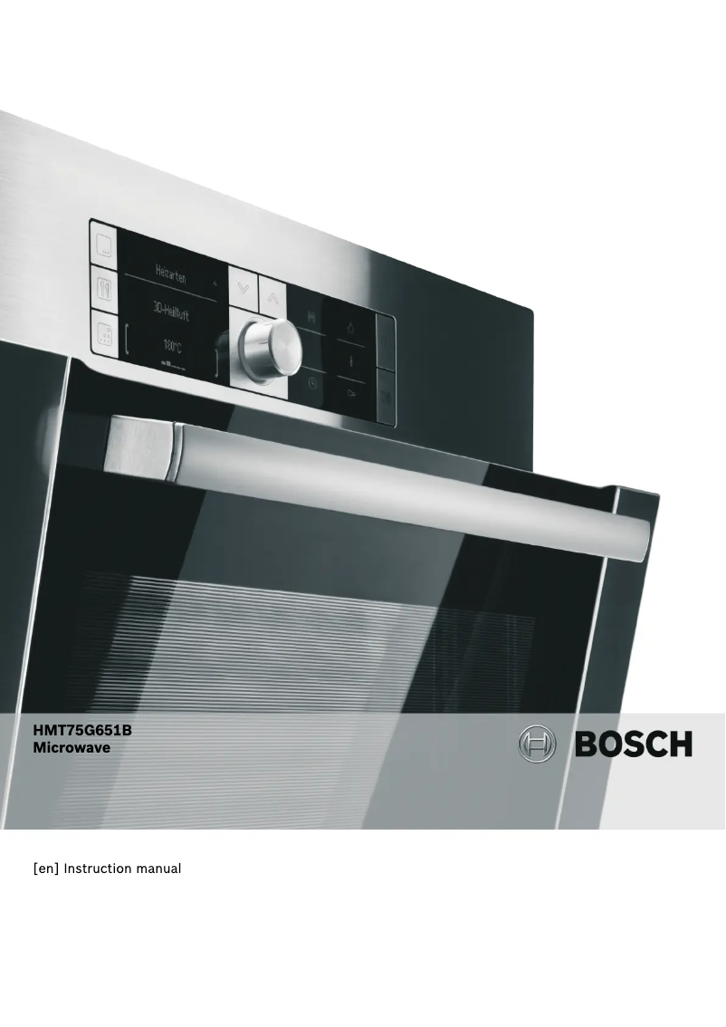 Image de la première page du manuel de l'appareil HMT75G651B
