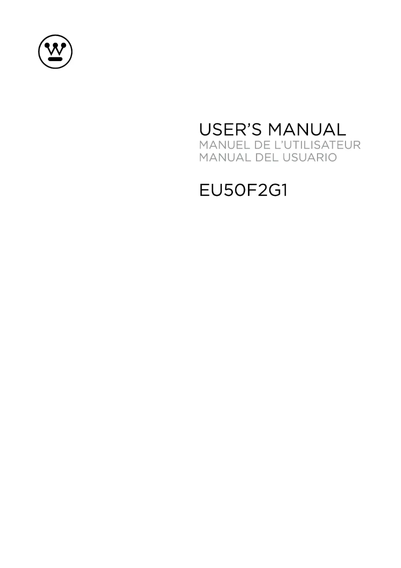 Image de la première page du manuel de l'appareil EU50F2G1