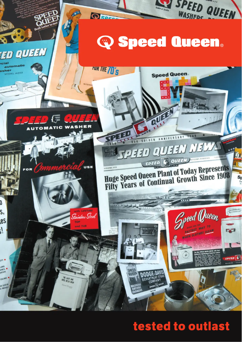 Page n°1 - Fiche technique Speed Queen AFNE9BSS