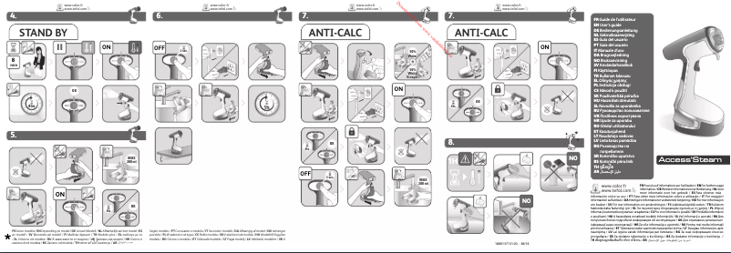 Página 1 del manual Manual de usuario Calor DR8087C0