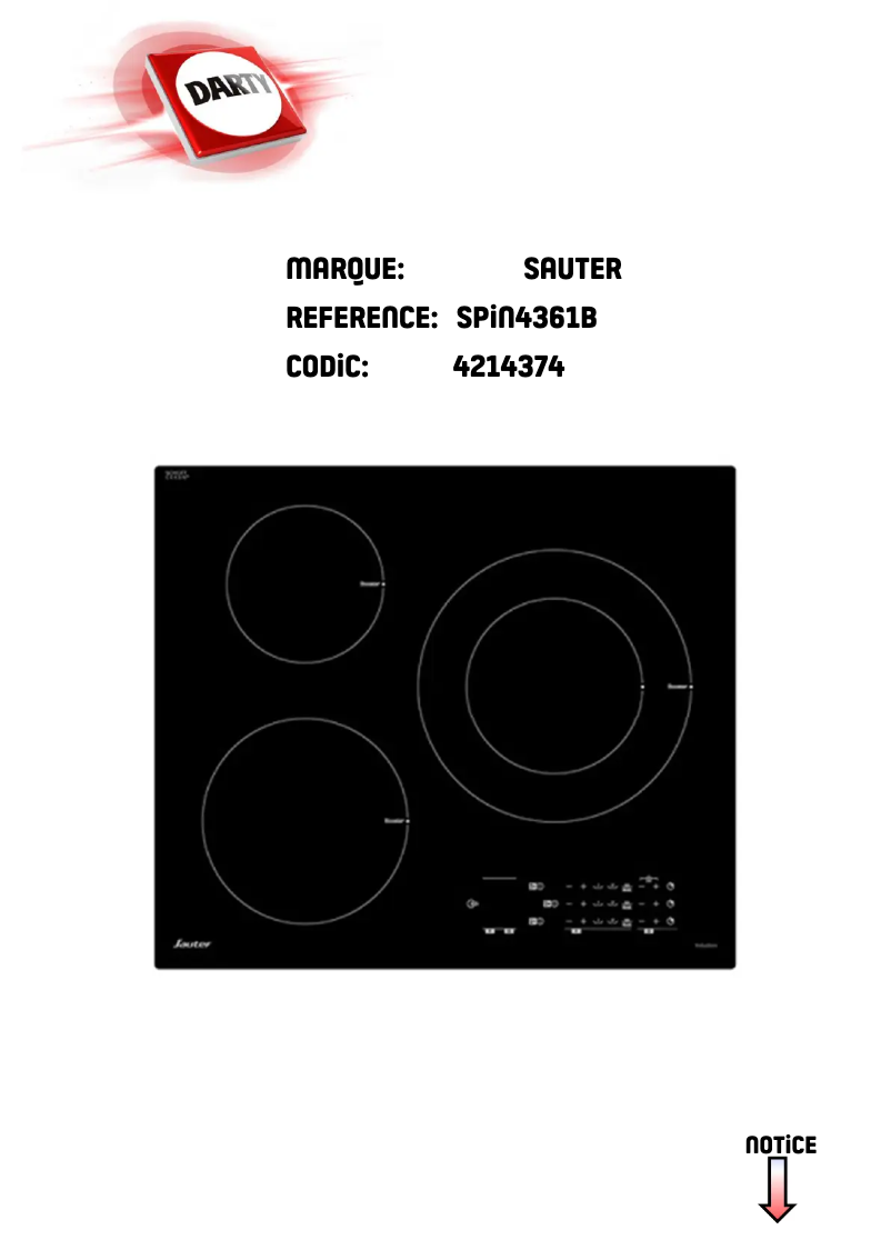 Imagen de la primera página del manual del dispositivo SPIN4361B