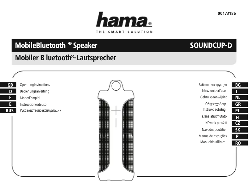 Page 1 de la notice Manuel utilisateur Hama Soundcup-D 00173186