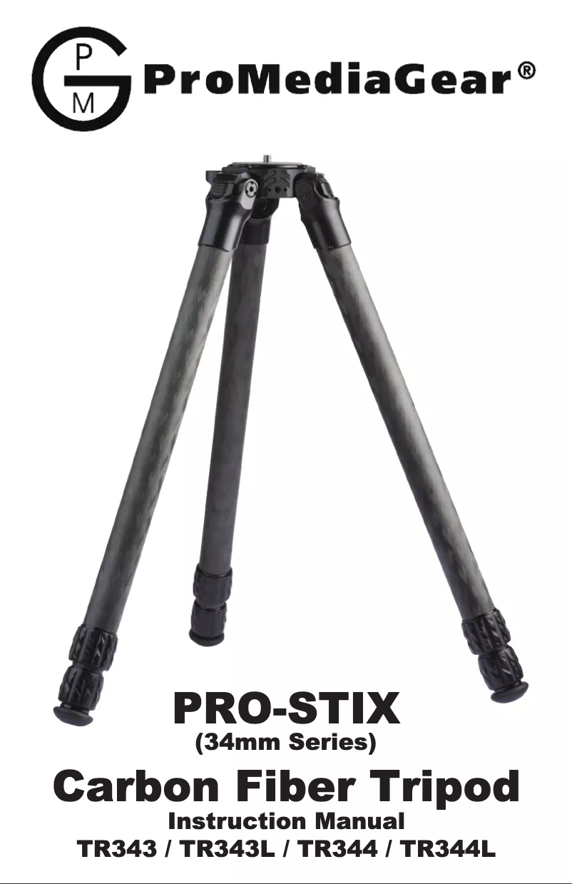 Page n°1 - Manuel utilisateur ProMediaGear TR343L