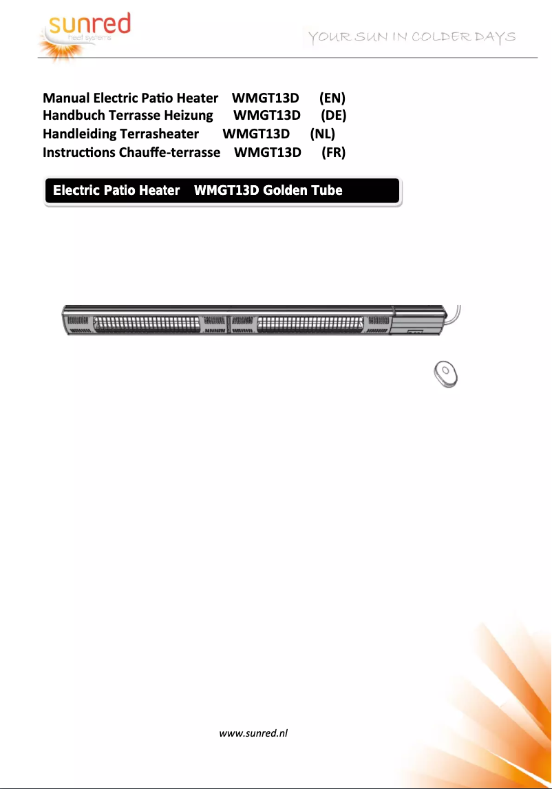 Page 1 de la notice Manuel utilisateur SunRed Polaris 3000