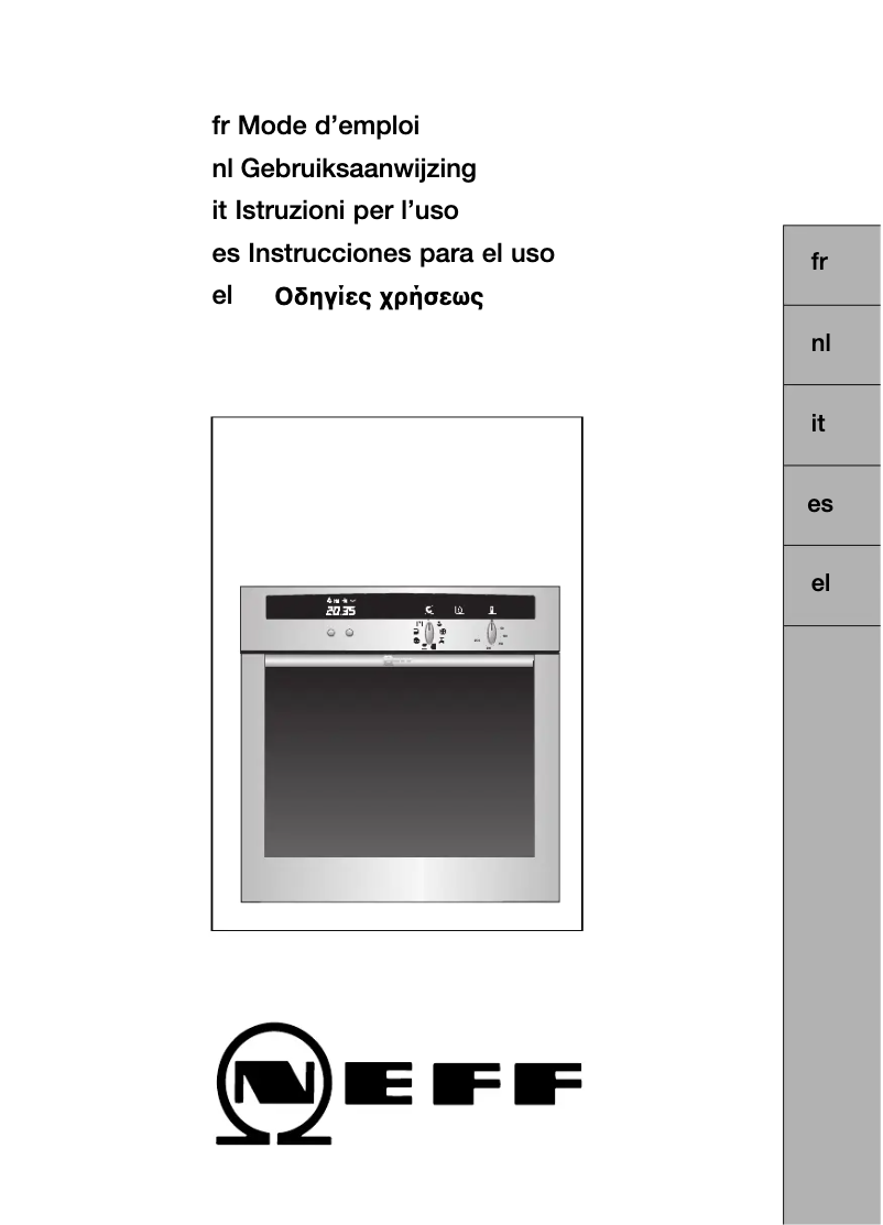 Page n°1 - Manuel utilisateur Neff B1841N2