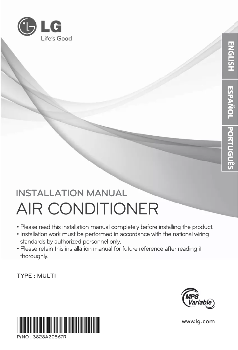 Page n°1 - Manuel utilisateur LG L4UC602FA2