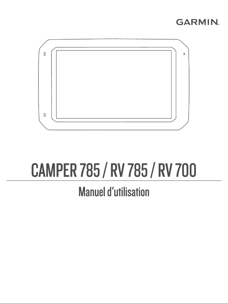 Page n°1 - Manuel utilisateur Garmin RV 785