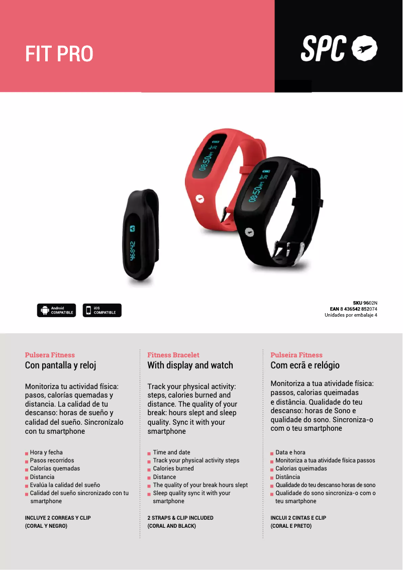 Page 1 de la notice Manuel utilisateur SPC 9602N