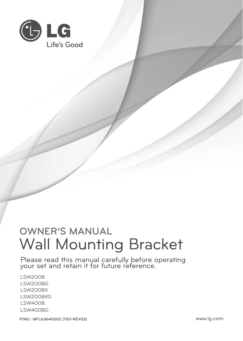 Imagen de la primera página del manual del dispositivo LSW200B