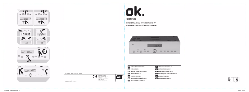 Page n°1 - Manuel utilisateur OK R 120