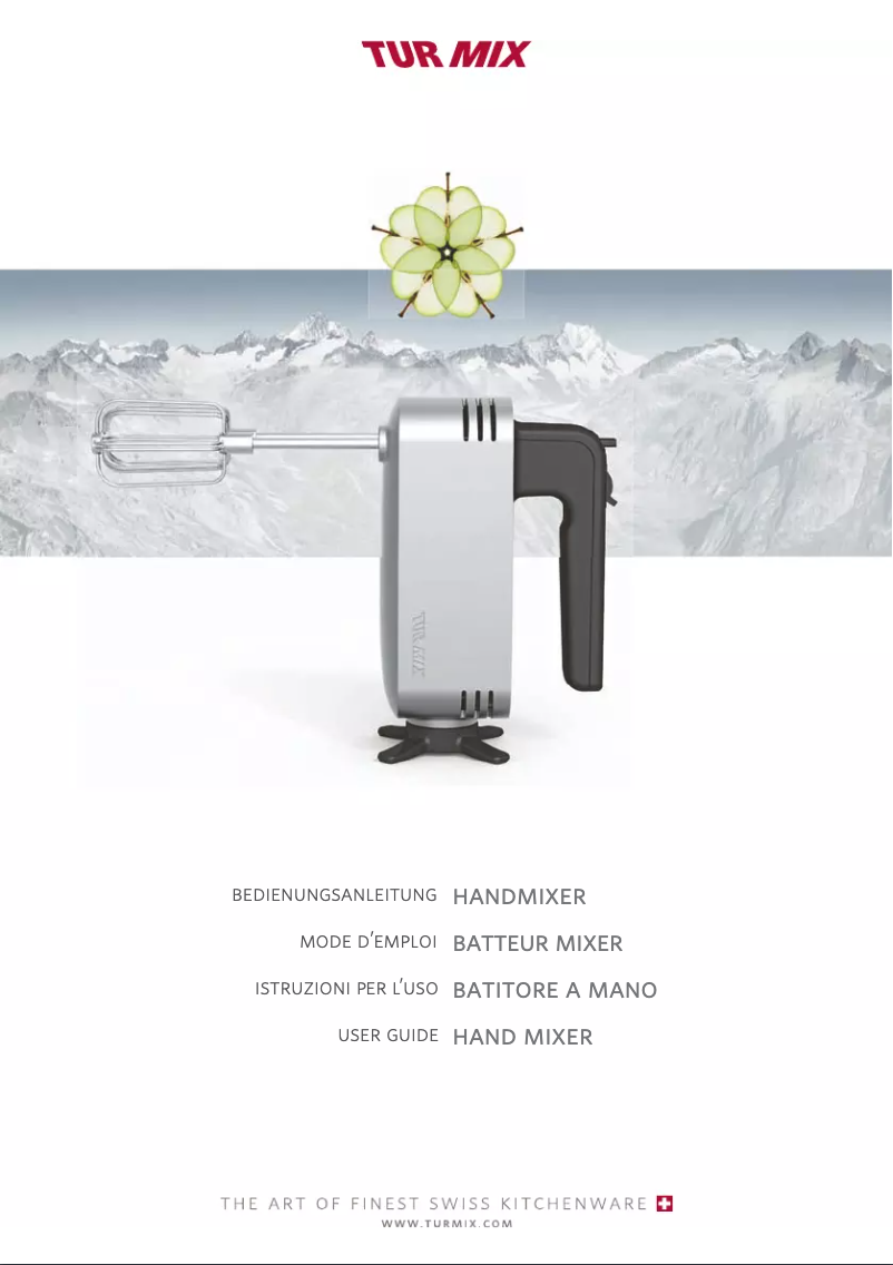 Page n°1 - Manuel utilisateur Turmix A31152