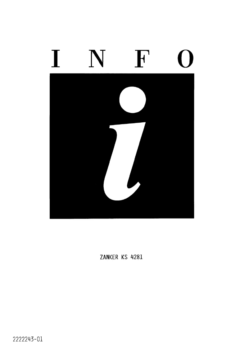 Image de la première page du manuel de l'appareil KS 4281