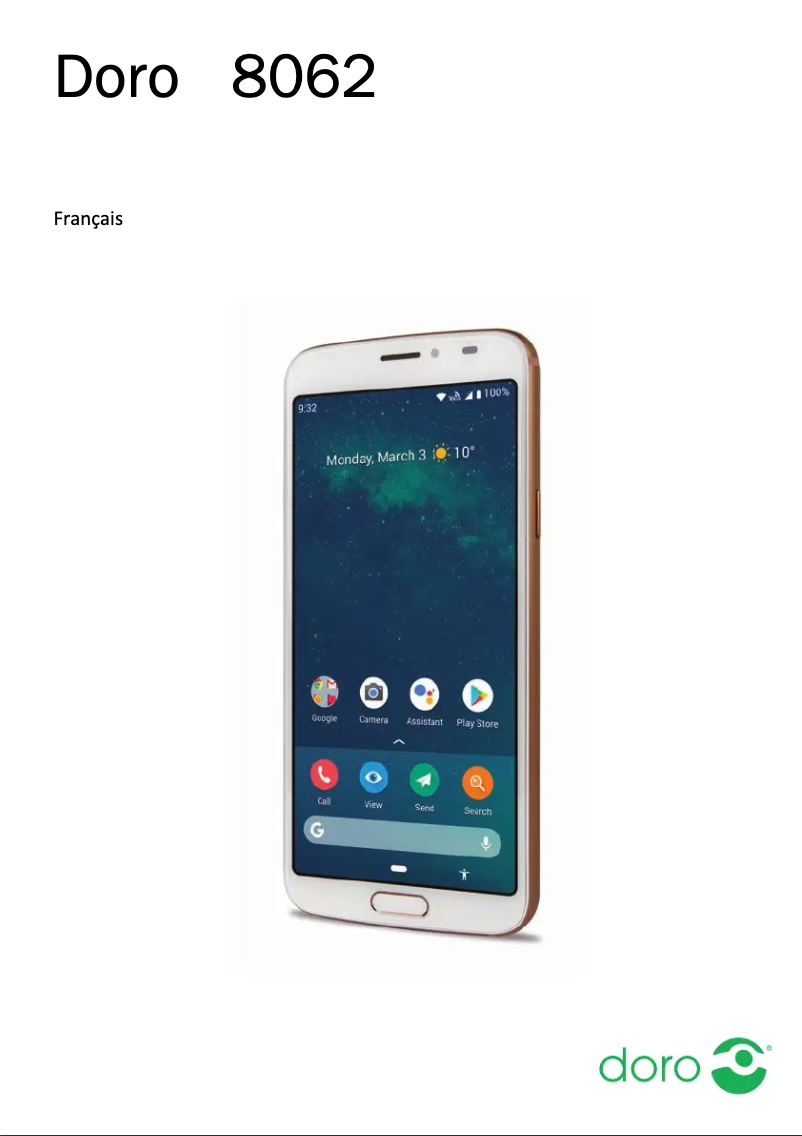 Page 1 de la notice Manuel utilisateur Doro 8062