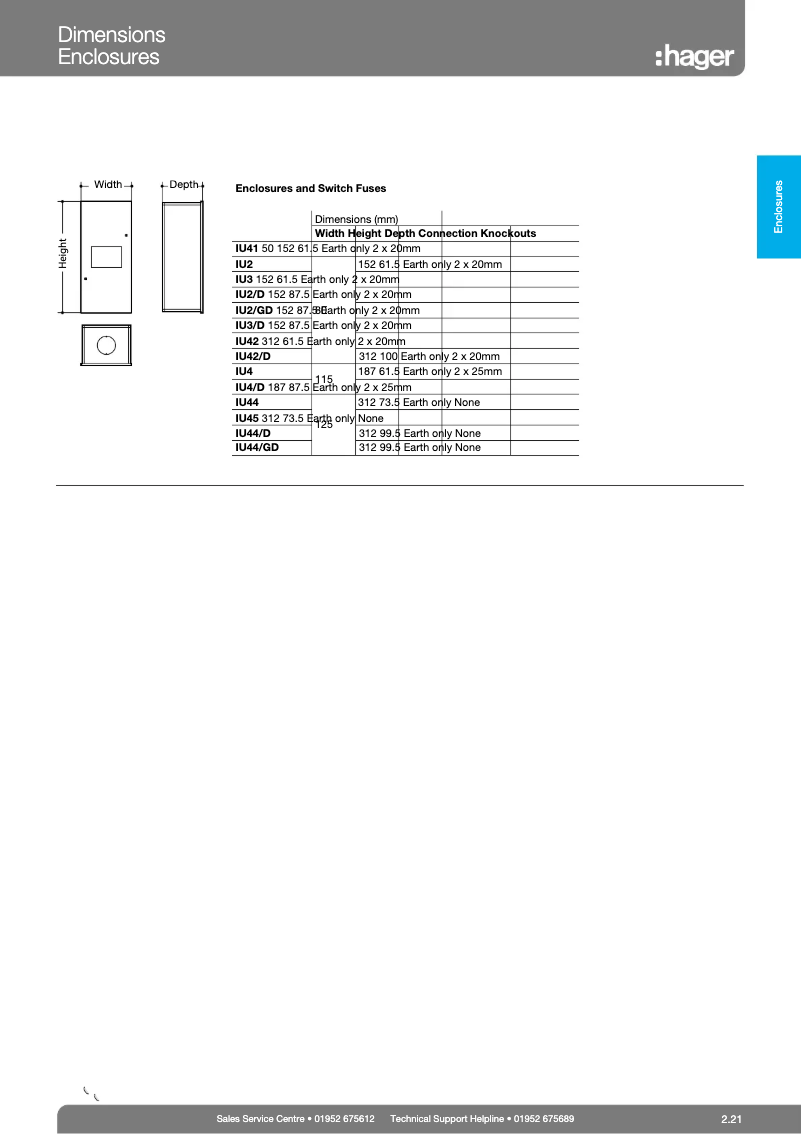 Page n°1 - Manuel utilisateur Hager IU2