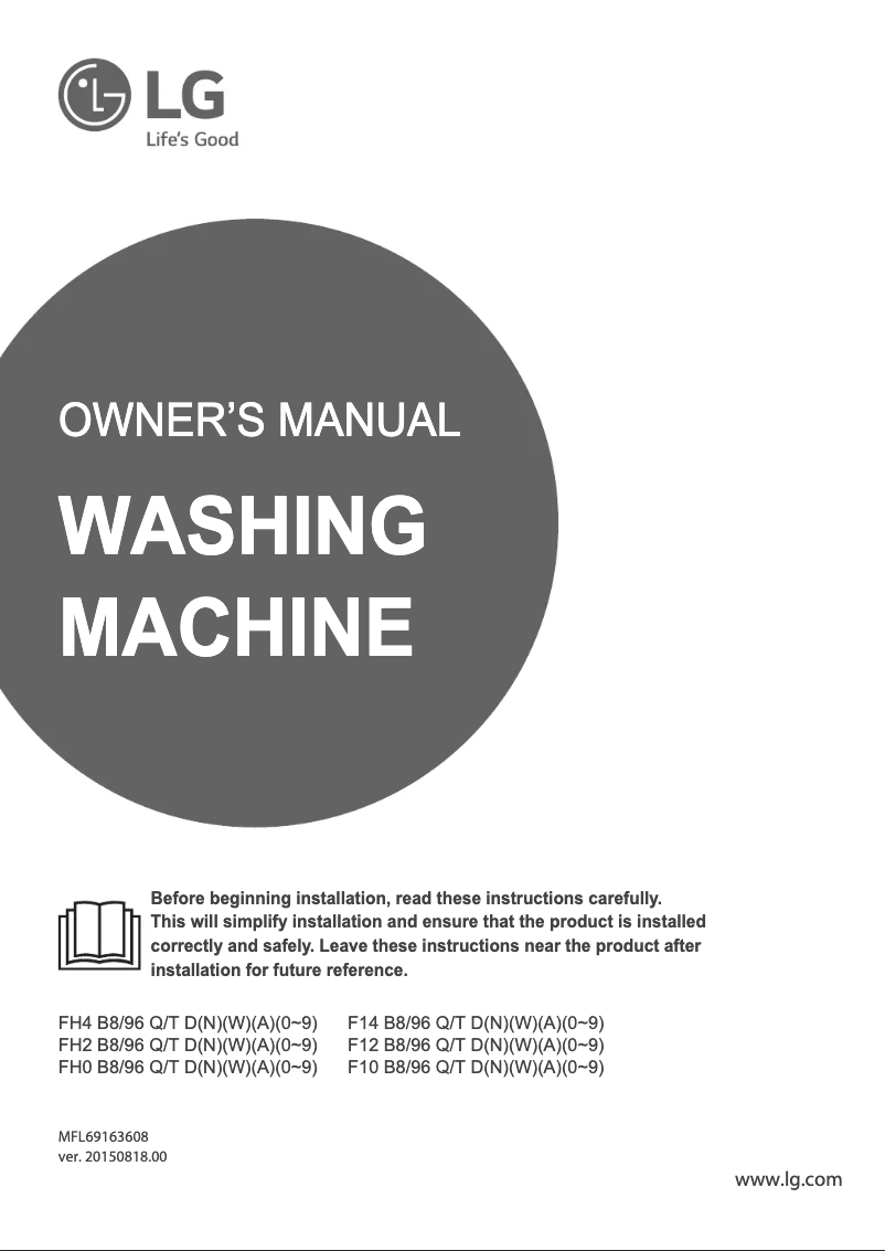 Página 1 del manual Manual de usuario LG FH2B8