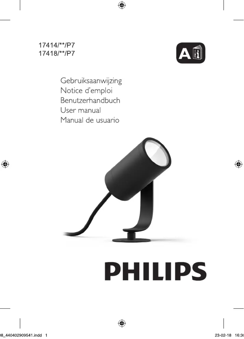 Page 1 de la notice Manuel utilisateur Philips Hue Lily