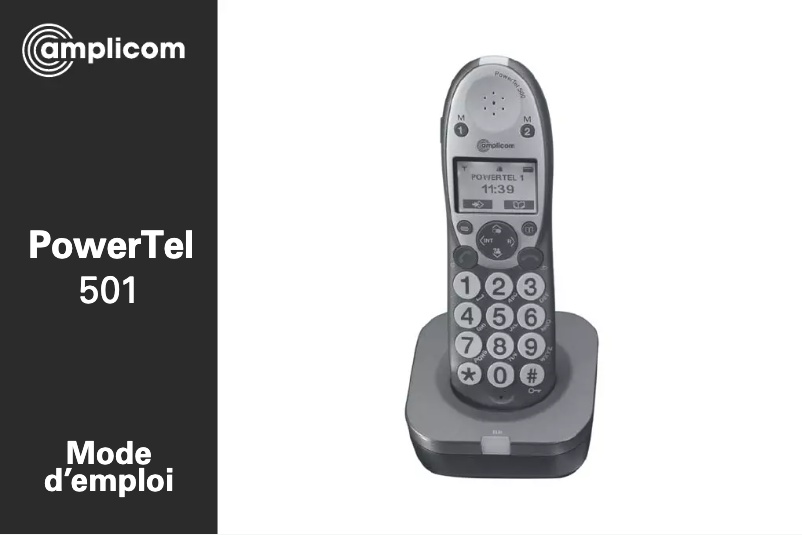 Página 1 del manual Manual de usuario Amplicom PowerTel 501