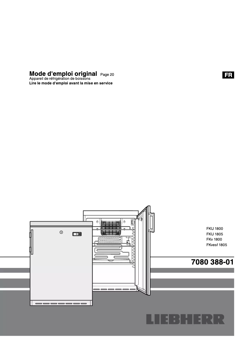 Page n°1 - Manuel utilisateur Liebherr FKvesf 1805