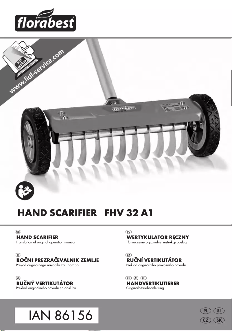 Page 1 de la notice Manuel utilisateur Florabest FHV 32 A1