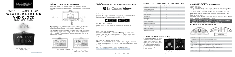 Image de la première page du manuel de l'appareil C82929