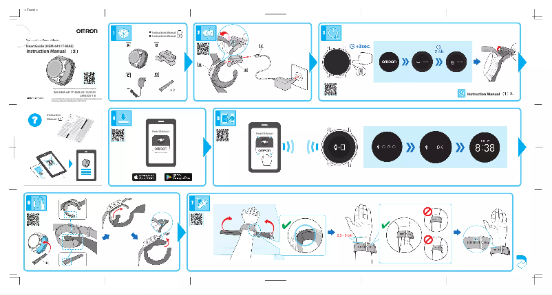 Page n°1 - Manuel utilisateur Omron HeartGuide