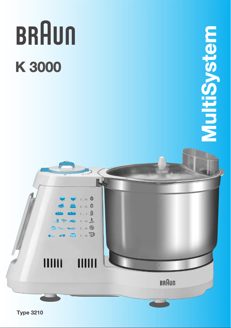 Página 1 del manual Manual de usuario Braun MultiSystem K 3000