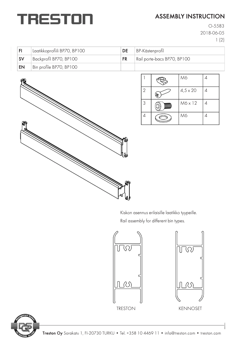 Image de la première page du manuel de l'appareil BP100