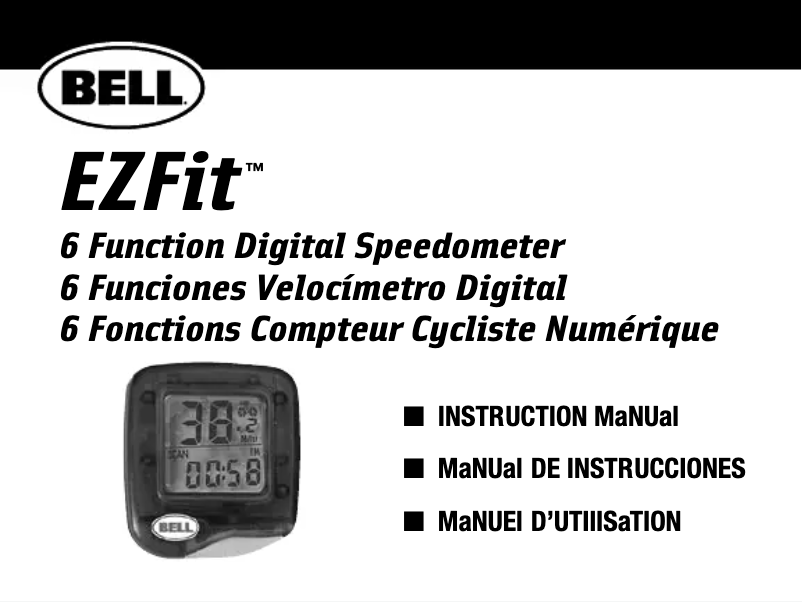 Page n°1 - Manuel utilisateur Bell EZFit