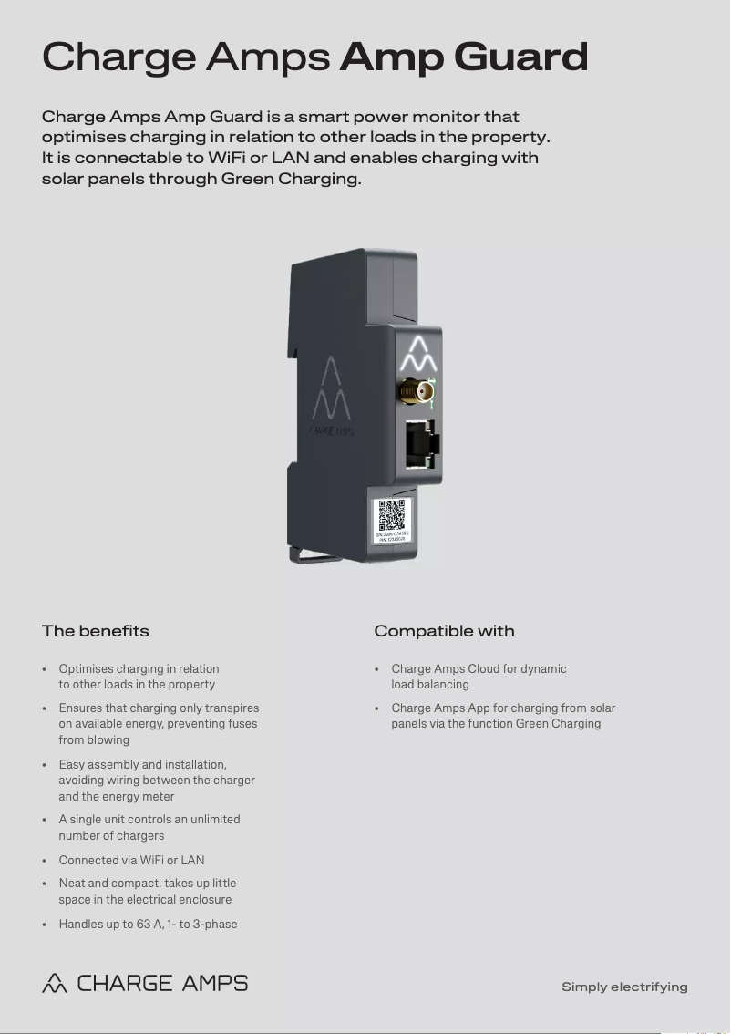 Image de la première page du manuel de l'appareil Amp Guard