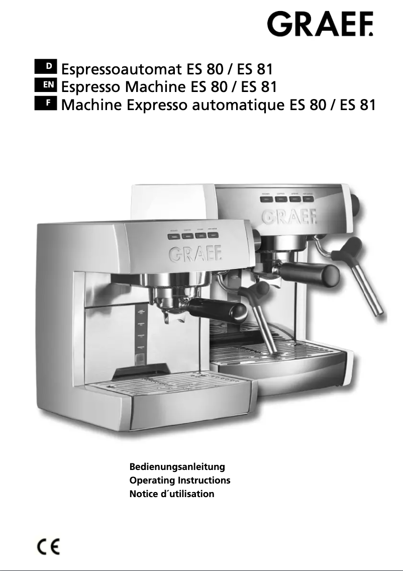 Image de la première page du manuel de l'appareil ES 81