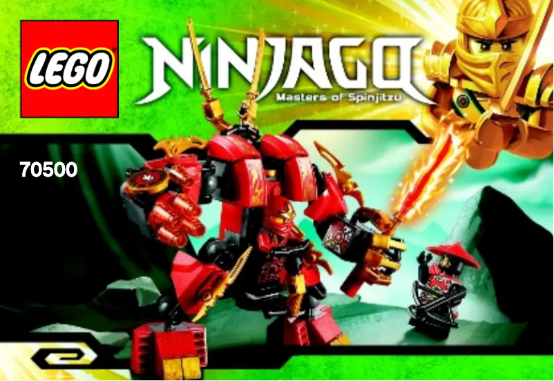 Page n°1 - Manuel utilisateur Lego Ninjago 70500