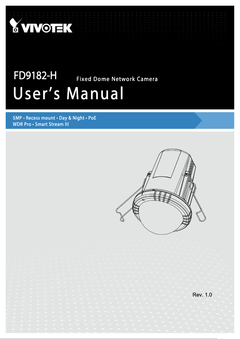 Image de la première page du manuel de l'appareil FD9182-H