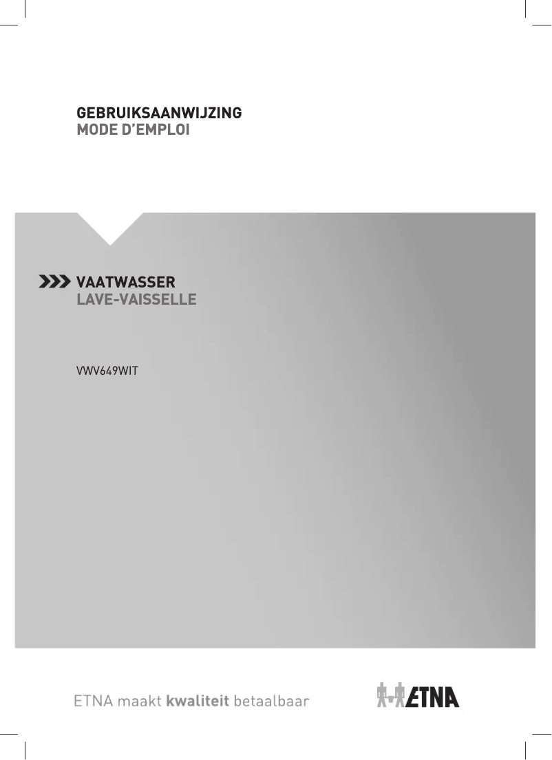Page n°1 - Manuel utilisateur Etna VWV649WIT