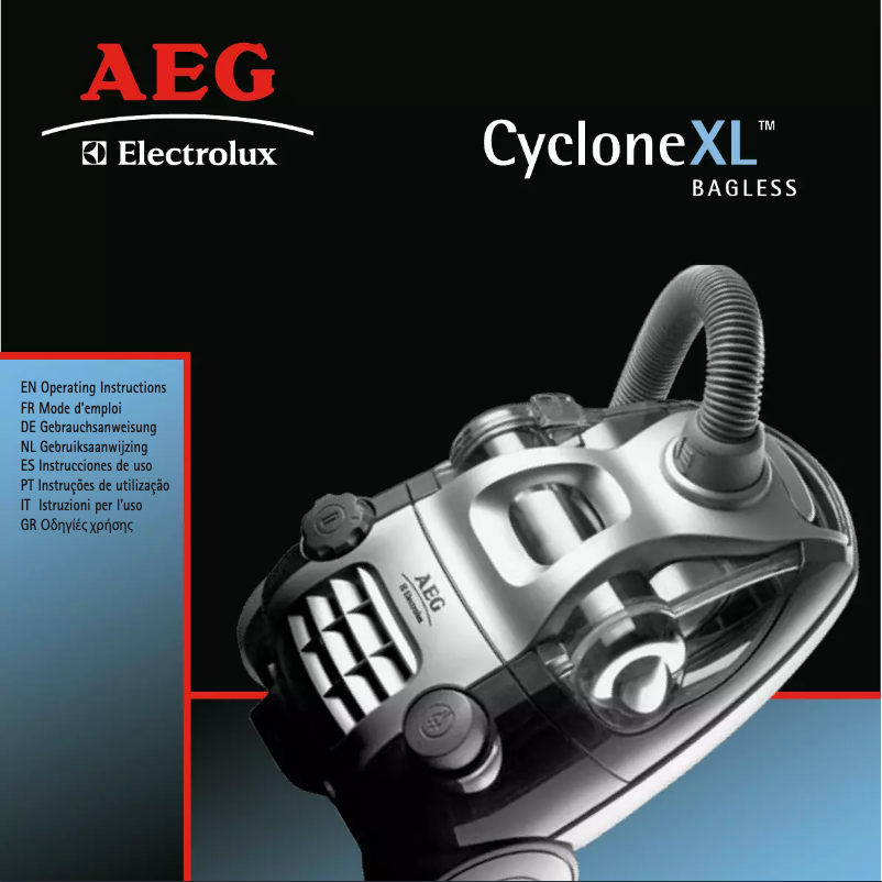 Page n°1 - Manuel utilisateur AEG Cyclone XL AAM6101