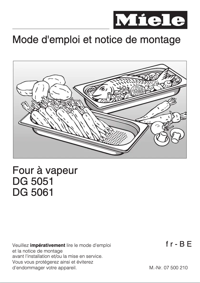 Image de la première page du manuel de l'appareil DG 5061